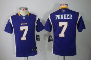 Jerseys Factory Cheap Nike Vikings #7 Christian Ponder Purple Te