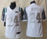 Jerseys Factory Cheap Nike Jets #24 Darrelle Revis White Men's S