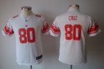 Jerseys Factory Cheap Nike Giants #80 Victor Cruz White Youth NF
