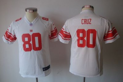 Jerseys Factory Cheap Nike Giants #80 Victor Cruz White Youth NF