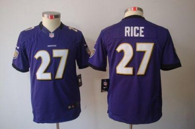 Jerseys Factory Cheap Nike Ravens #27 Ray Rice Purple Team Color