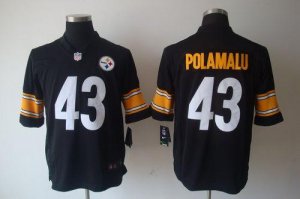 Jerseys Factory Cheap Nike Steelers #43 Troy Polamalu Black Team