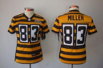 Jerseys Factory Cheap Nike Steelers #83 Heath Miller Yellow/Blac