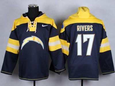 Jerseys Factory Cheap Nike Chargers #17 Philip Rivers Navy Blue