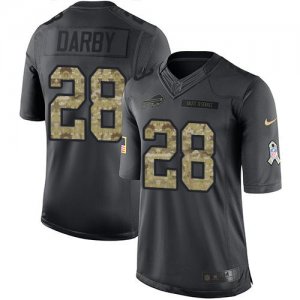 Jerseys Factory Cheap Nike Bills #28 Ronald Darby Black Men's St