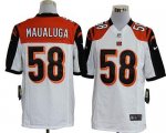 Jerseys Factory Cheap Nike Bengals #58 Rey Maualuga White Men's