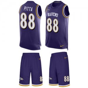 Jerseys Factory Cheap Nike Ravens #88 Dennis Pitta Purple Team C