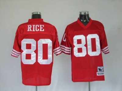 Jerseys Factory Cheap Mitchell and Ness 49ers Jerry Rice #80 Sti