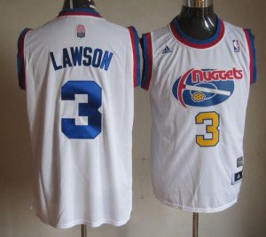 Jerseys Factory Cheap Nuggets #3 Ty Lawson White Hardwood Classi