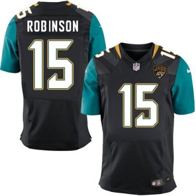 Jerseys Factory Cheap Nike Jaguars #15 Allen Robinson Black Alte