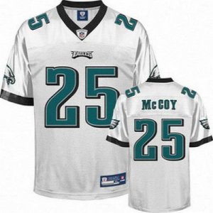 Jerseys Factory Cheap Eagles #25 LeSean McCoy White Embroidered