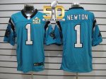 Jerseys Factory Cheap Nike Panthers #1 Cam Newton Blue Alternate
