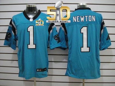 Jerseys Factory Cheap Nike Panthers #1 Cam Newton Blue Alternate