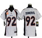 Jerseys Factory Cheap Nike Broncos #92 Elvis Dumervil White With