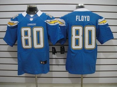 Jerseys Factory Cheap Nike Chargers #80 Malcom Floyd Electric Bl
