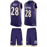 Jerseys Factory Cheap Nike Ravens #28 Terrance West Purple Team