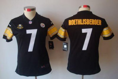 Jerseys Factory Cheap Nike Steelers #7 Ben Roethlisberger Black