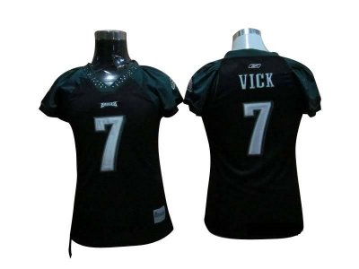 Jerseys Factory Cheap Eagles #7 Michael Vick Women's Field Flirt