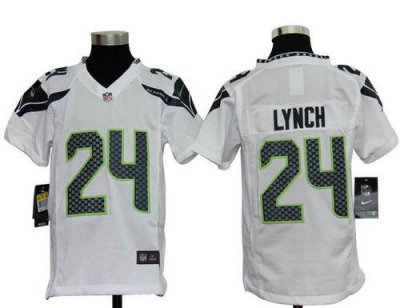 Jerseys Factory Cheap Nike Seahawks #24 Marshawn Lynch White You