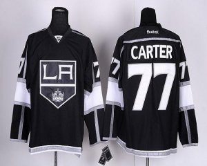 Jerseys Factory Cheap Kings #77 Jeff Carter Black Home Embroider