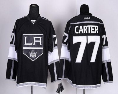 Jerseys Factory Cheap Kings #77 Jeff Carter Black Home Embroider