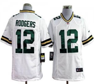 Jerseys Factory Cheap Nike Packers #12 Aaron Rodgers White Men's