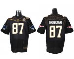 Jerseys Factory Cheap Nike Patriots #87 Rob Gronkowski Black 201