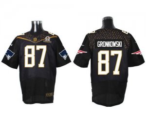 Jerseys Factory Cheap Nike Patriots #87 Rob Gronkowski Black 201
