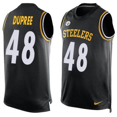 Jerseys Factory Cheap Nike Steelers #48 Bud Dupree Black Team Co