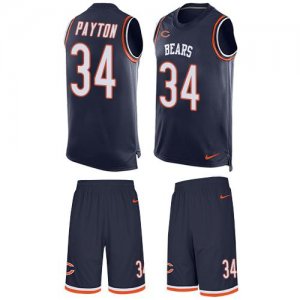 Jerseys Factory Cheap Nike Bears #34 Walter Payton Navy Blue Tea