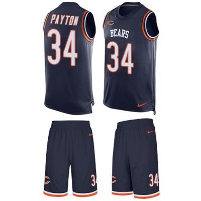Jerseys Factory Cheap Nike Bears #34 Walter Payton Navy Blue Tea