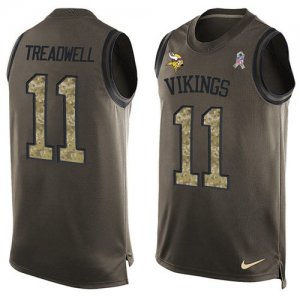 Jerseys Factory Cheap Nike Vikings #11 Laquon Treadwell Green Me