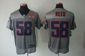 Jerseys Factory Cheap Nike Texans #58 Brooks Reed Grey Shadow Wi