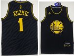 Jerseys Factory Cheap Warriors #1 Ognjen Kuzmic Black Precious M