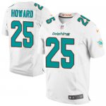 Jerseys Factory Cheap Nike Dolphins #25 Xavien Howard White Men'
