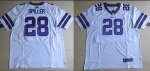 Jerseys Factory Cheap Nike Bills #28 C.J. Spiller White Men's Em