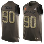 Jerseys Factory Cheap Nike Browns #90 Emmanuel Ogbah Green Men's