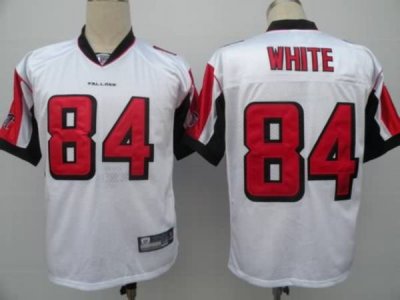 Jerseys Factory Cheap Falcons #84 Roddy White White Color Embroi