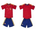 Jerseys Factory Cheap Spain Blank 2012/2013 Red Home Kid Soccer