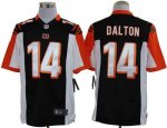 Jerseys Factory Cheap Nike Bengals #14 Andy Dalton Black Team Co