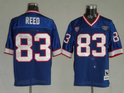 Jerseys Factory Cheap Mitchell & Ness Bills #83 Andre Reed Blue