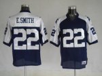 Jerseys Factory Cheap Cowboys #22 Emmitt Smith Blue Thanksgiving