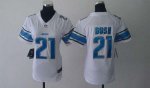 Jerseys Factory Cheap Nike Lions #21 Reggie Bush White Women's E