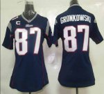 Jerseys Factory Cheap Nike Patriots #87 Rob Gronkowski Navy Blue