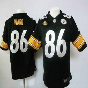 Jerseys Factory Cheap Nike Steelers #86 Hines Ward Black Team Co