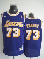Jerseys Factory Cheap Mitchell and Ness Lakers #73 Dennis Rodman