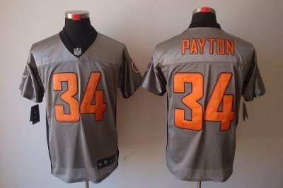 Jerseys Factory Cheap Nike Bears #34 Walter Payton Grey Shadow M