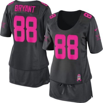 Jerseys Factory Cheap Nike Cowboys #88 Dez Bryant Dark Grey Wome