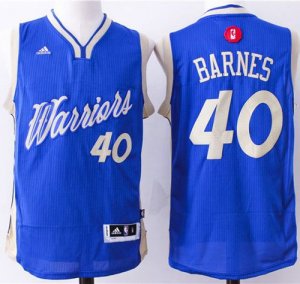 Jerseys Factory Cheap Warriors #40 Harrison Barnes Blue 2015-201