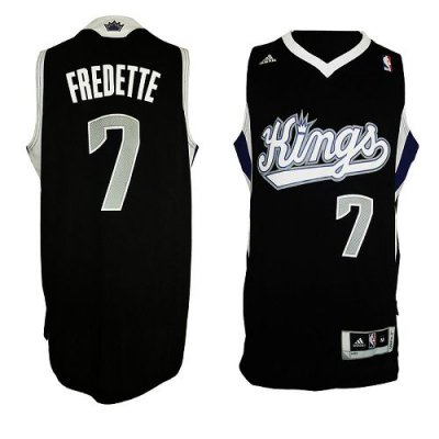 Jerseys Factory Cheap Kings #7 Jimmer Fredette Black Revolution